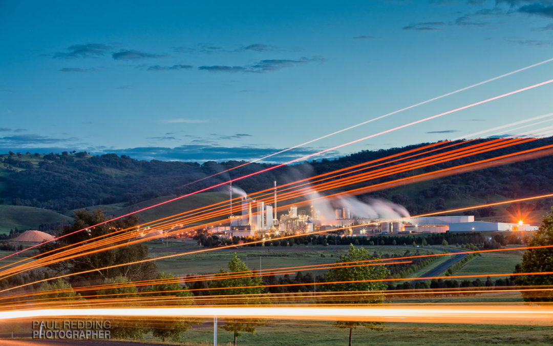 Visy Paper Mill Tumut – Industrial photography by Paper mill photographer Paul Redding