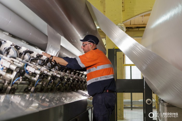 Coated paper product Optiload | Norske Skog Paper Mill Boyer PM2 Conversion - Paul Redding , Paper Mill Photographer Tasmania