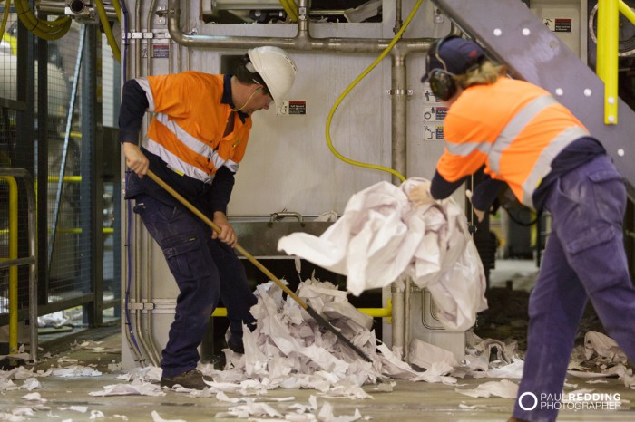 Coated paper product Optiload | Norske Skog Paper Mill Boyer PM2 Conversion - Paul Redding , Paper Mill Photographer Tasmania