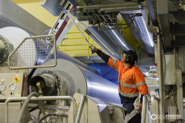 Paper Mill Maintenance | Norske Skog Paper Mill Boyer PM2 Conversion - Paul Redding , Paper Mill Photographer Tasmania