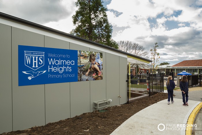 Waimea Heights Primary School photography panels - Images by Paul Redding, Promotions photographer Hobart