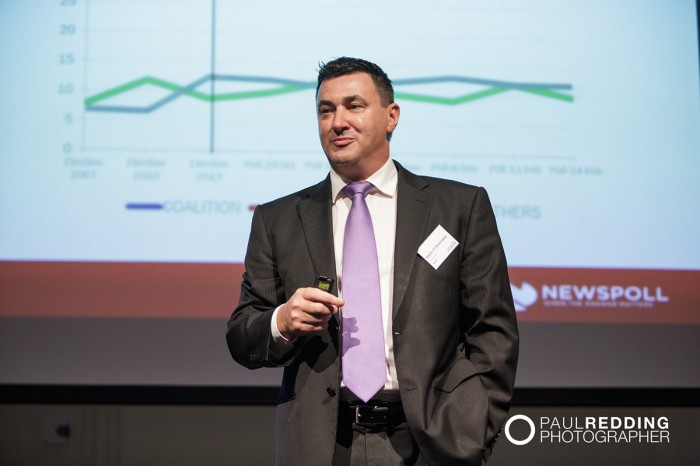 Martin O'Shannessy - CEDA- Economic and Political Overview 2014 by Paul Redding - Hobart Conference Photographer 10