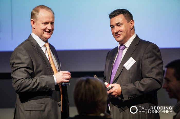 Ivan Colhoun -Chief Economist, Australia, ANZ Banking Group and Martin O'Shannessy - Chief Executive, Newspoll. State political outlook. CEDA- Economic and Political Overview 2014 by Paul Redding - Hobart Conference Photographer. Paul Redding Photographer - Conference Photographers Hobart. Paul Redding Photographer - Conference Photographers Hobart