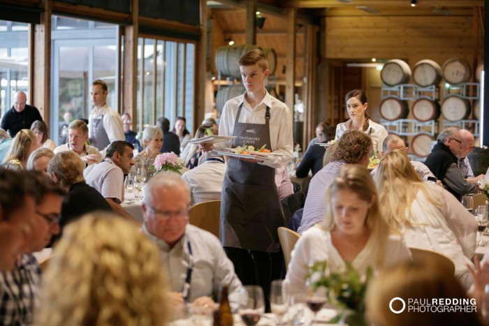 Insurance Advisernet Australia Conference 2015. Frogmore Creek Winery. Pre Conference Welcome Dinner Photography by Paul Redding, Hobart Conference Photographer.