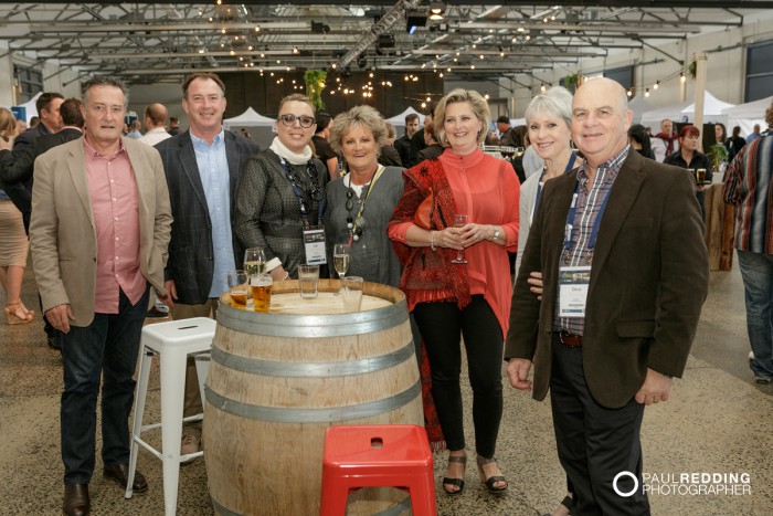 Candid group at Insurance Advisernet Australia Conference 2015 - Trade Show at Princes Wharf No 1 Shed. Photography by Paul Redding, Hobart Trade Show Photographer.