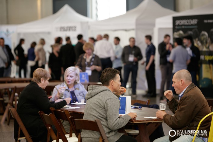 Insurance Advisernet Australia Conference 2015 - Trade Show at Princes Wharf No 1 Shed. Photography by Paul Redding, Hobart Trade Show Photographer.