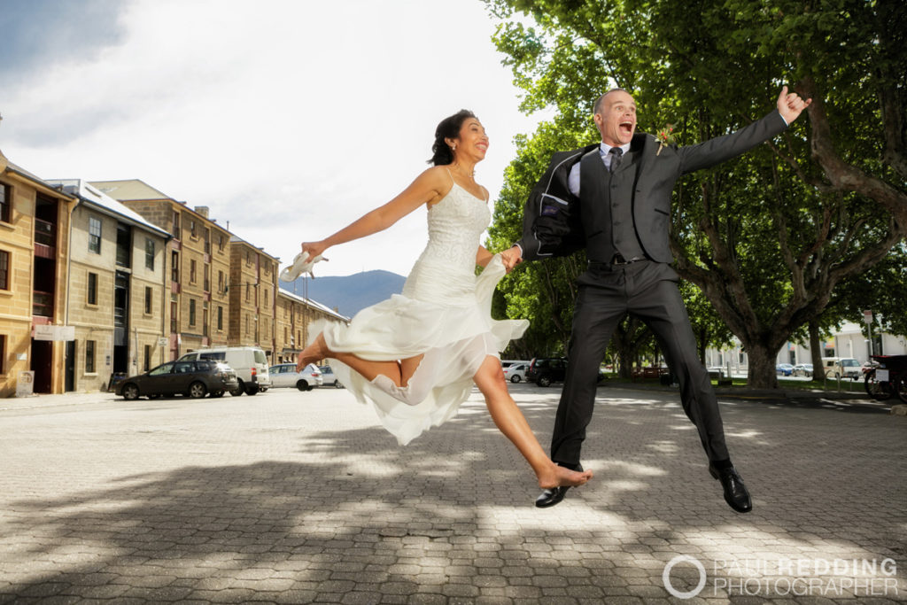 Wedding photography at Salamanca by Paul Redding - Elopement Photographer Hobart