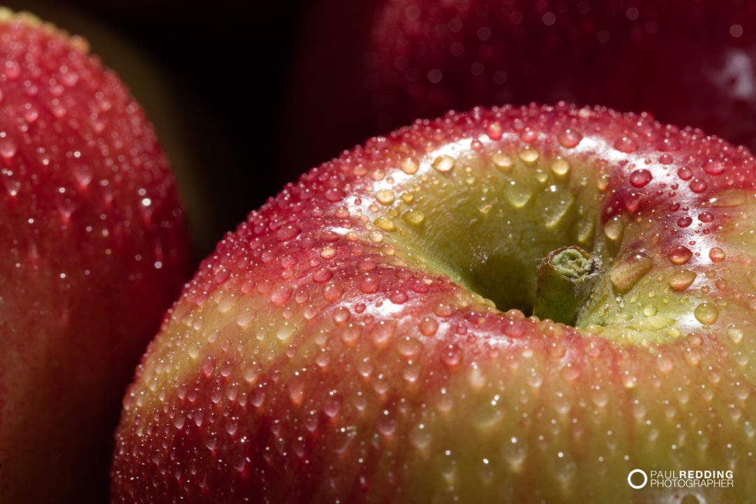 Apple still life.