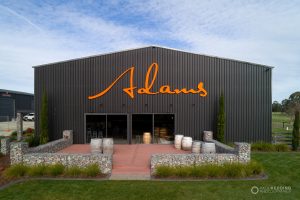 Adams Distillery Tasmania - Aerial Drone. Main building